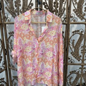 Sample Sale Flower  Blouse