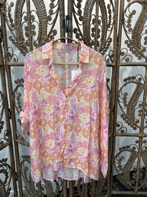 Sample Sale Flower  Blouse