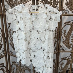 Sample Sale Lace top Off White