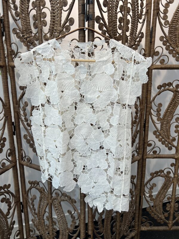 Sample Sale Lace top Off White