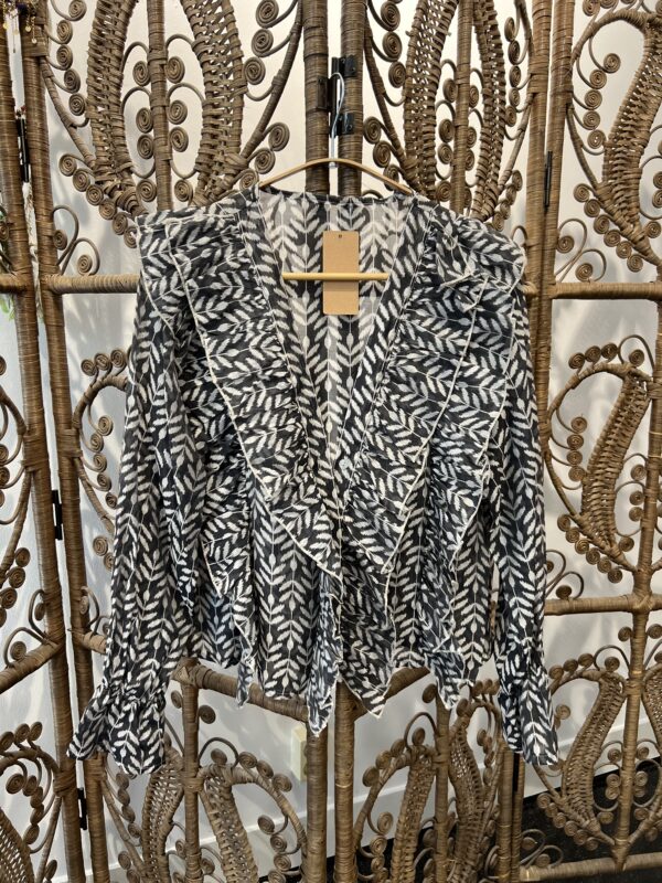 Sample Sale Blouse Blue, Red, Black - Image 3