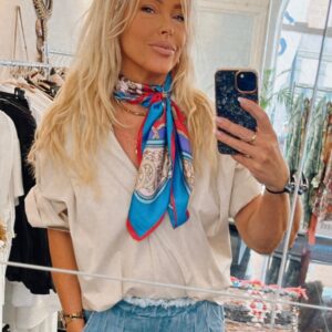 Silk Print Scarf