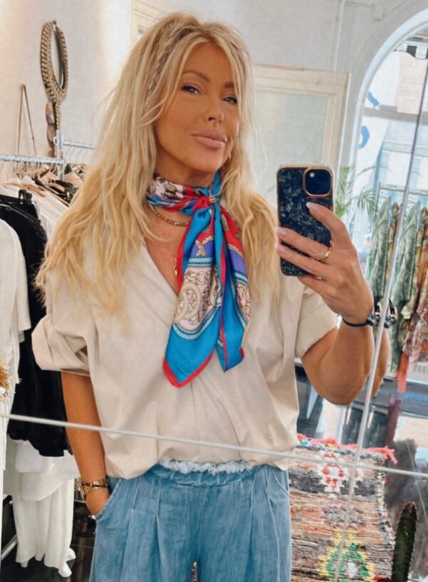 Silk Print Scarf
