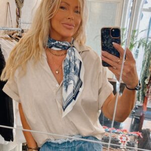 Silk Print Scarf