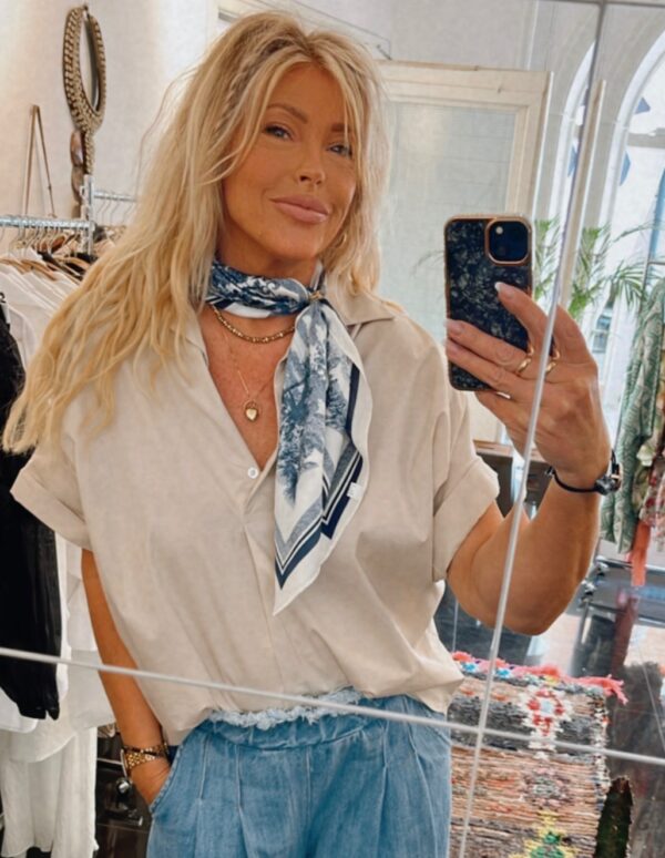 Silk Print Scarf