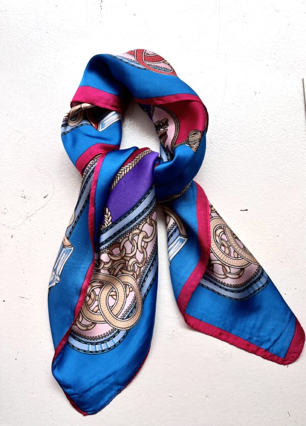 Silk Print Scarf - Image 3
