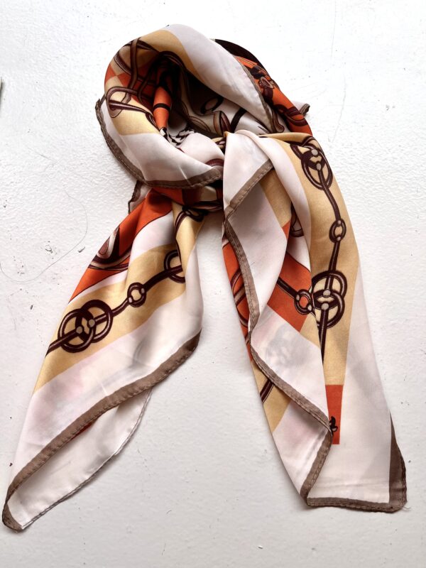 Silk Print Scarf - Image 3