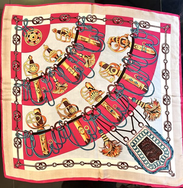Silk Print Scarf - Image 2