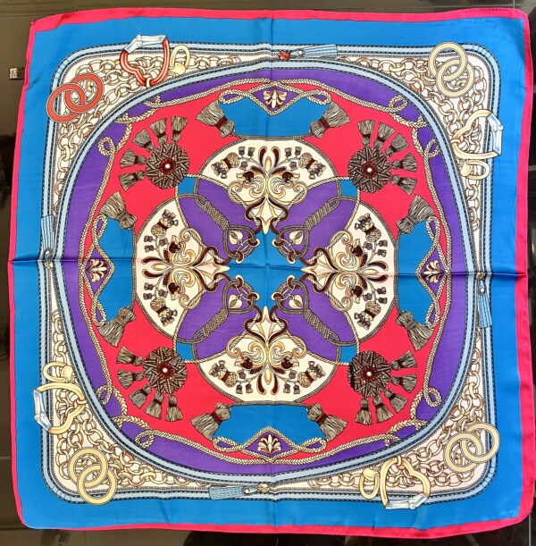 Silk Print Scarf - Image 2