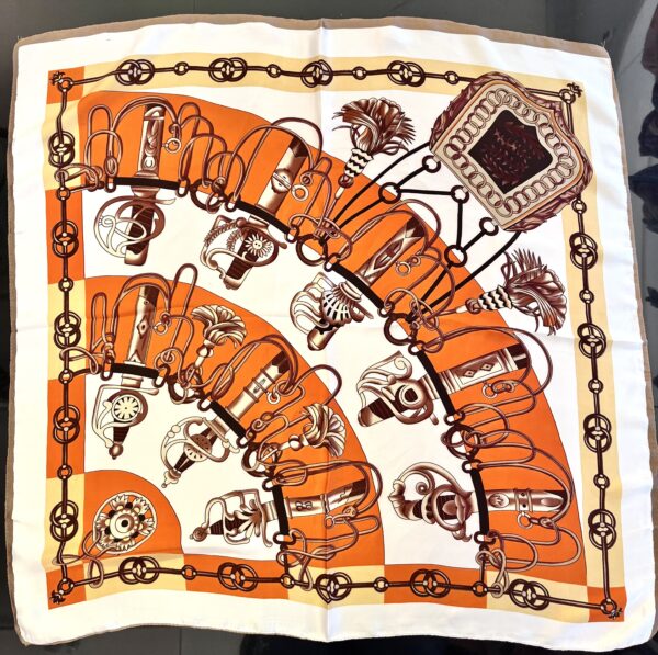 Silk Print Scarf - Image 2