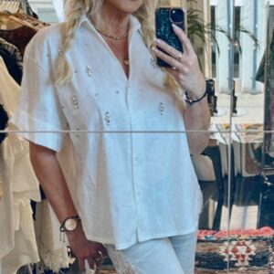 BLOUSE WITH STRASS