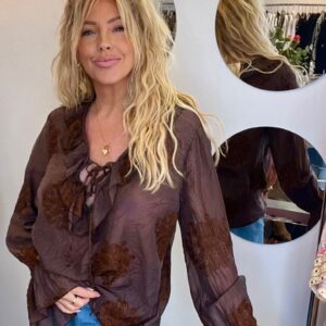 BLOUSE WITH BRODERY