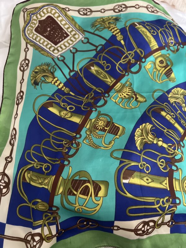 Silk Print Scarf - Image 2