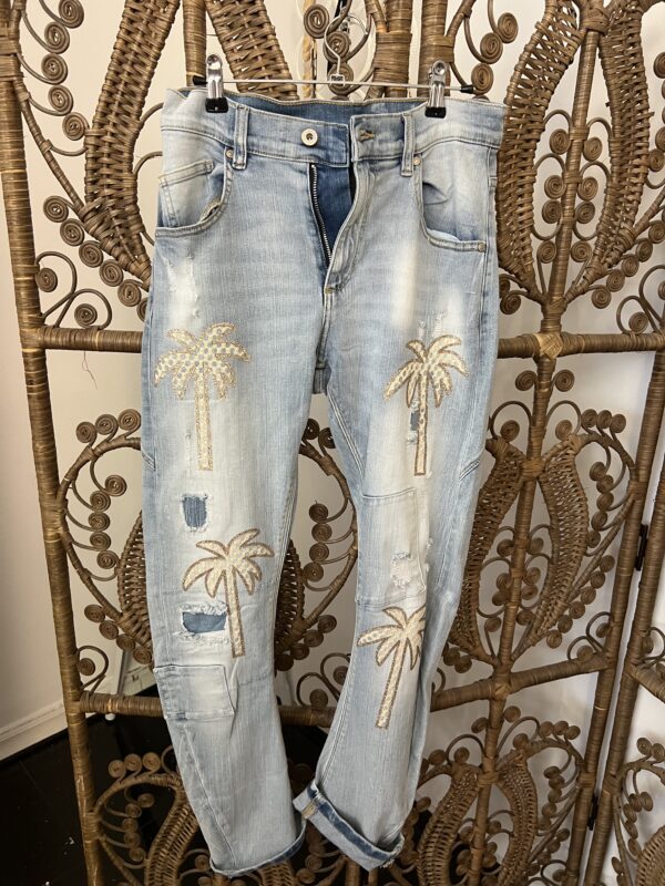 Sample Sale denim with palms