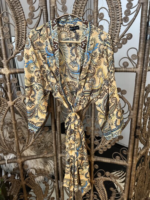 A Sample Sale Silk kaftan, 1 left