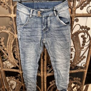 1 A Sample Sale denim stretch , 2 left