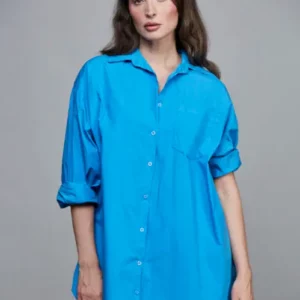 BOYFRIEND LONG GREEK BLUE