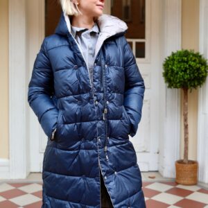 ALICE coat blue/beige