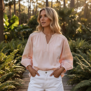 Amanda blouse with brodery