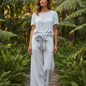 Lino Pants with belt